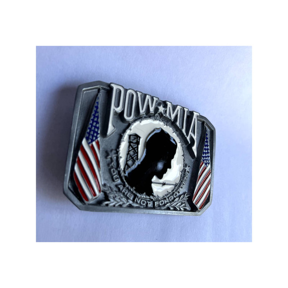 POW/MIA The National League of Families Pow Mia Belt Buckle - Picture 4 of 11